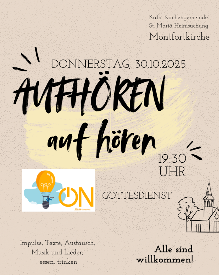 ON-Godi Einladung (c) GiBKreis der KKG St. Mariä Heimsuchung Marienheide