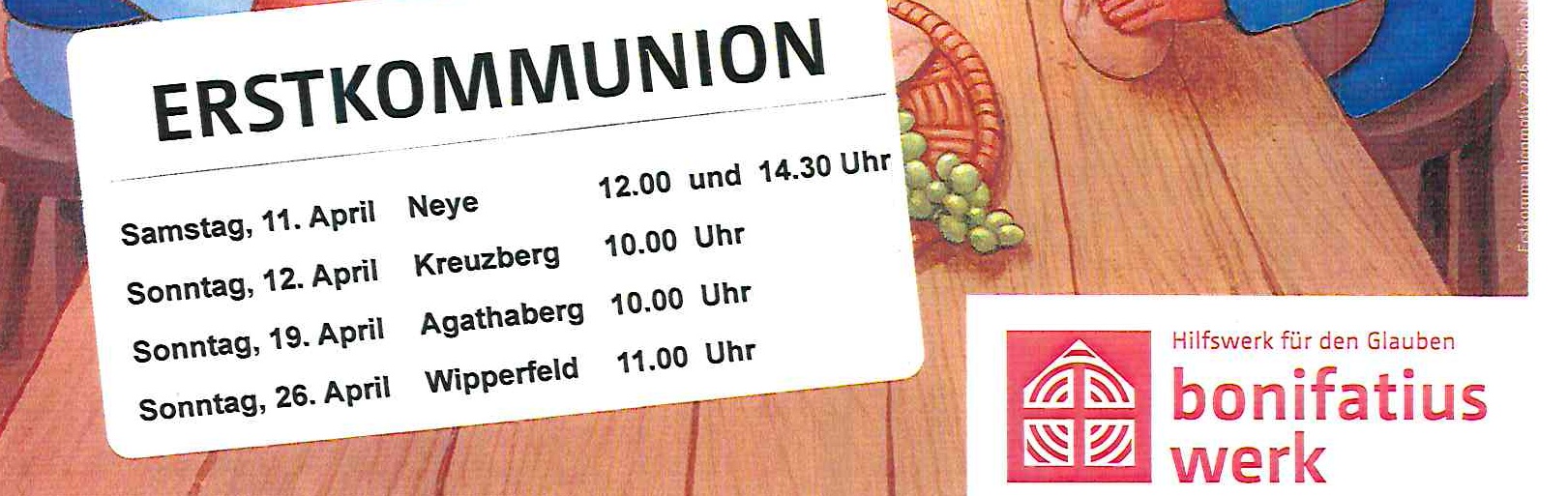Erstkommunion 2026 (c) Bonifatiuswerk